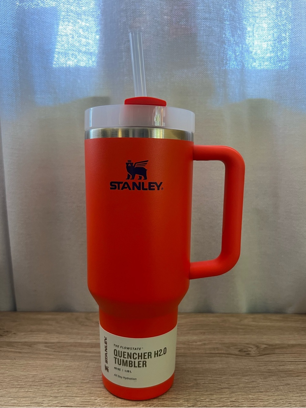 Stanley Quencher H2.0 40oz Orange Tumbler